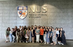 Bryant-Lukosius with National University of Singapore (NUS) students and faculty