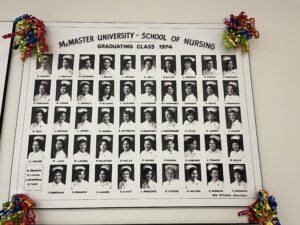 Photo of the School of Nursing 1974 graduating class photos