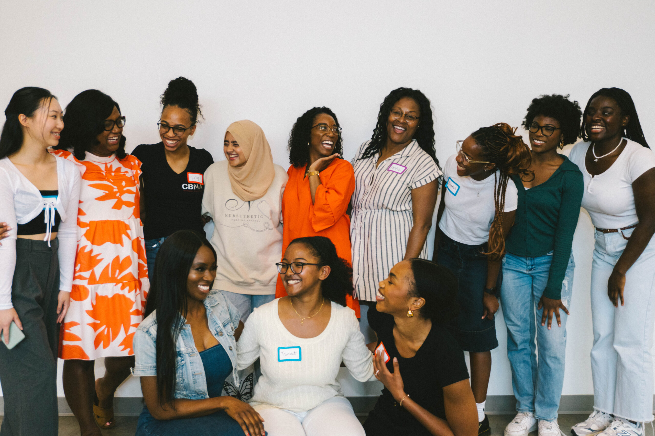 The Black Nurses and Students Allied for Success (BNSAS) group photo